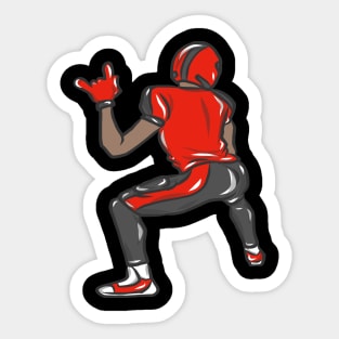 Rugby American Football Sport USA Gridiron Football Gift Sticker